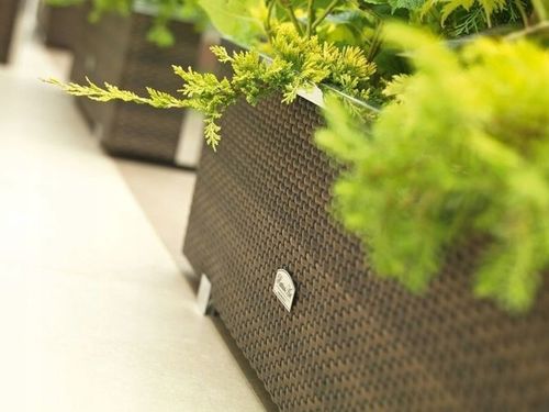 Donica technorattan ogrodowa 100 cm x 30 cm x 60cm na Arena.pl