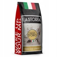KAWA ZIARNISTA LA STORIA ORO 1kg - ARABICA 100% - ŚWIEŻO PALONA - BLUE ORCA