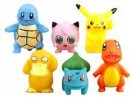 Pokemony Komplet Ozdoba Pokemon Pikachu Tort Bulbasaur Charmander Psyduck