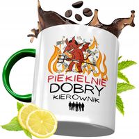 Kubek Zielony Dla Kierownika Na Urodziny Prezent Z Nadrukiem Ze Zdjęciem