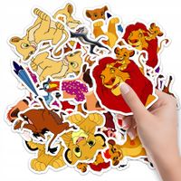 NAKLEJKI NA ZESZYT NALEPKA Z POSTACIAMI KRÓL LEW SIMBA MUFA.SA WZORY 10SZT