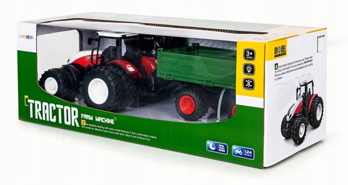 TRAKTOR Z PRZYCZEPĄ zdalnie STEROWANY na PILOT na Arena.pl