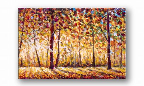 OBRAZ NA PŁÓTNIE 112 Jesień 40x30cm na Arena.pl