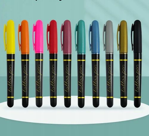 Tatuaze Dla Dzieci Tatuaze Zmywalne Dla Dzieci Szablony + 10x Flamastry na Arena.pl