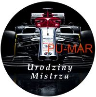 Opłatek na tort Formuła F1 McLaren Mercedes Wyścig Lamborghini Tekst Gratis