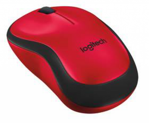 Mysz Logitech Wireless Mouse M220 Silent (910-004880) Czerwona na Arena.pl