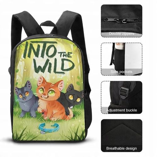 Plecak Into Wild - Warrior Cats Fanart z Firepaw na Arena.pl