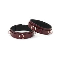 kajdanki wine red thigh cuffs s size liebe seele