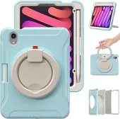 Etui do iPad Mini 6  8.3" Pancerne z Podpórką Niebieskie