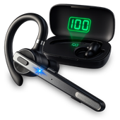 SŁUCHAWKA BLUETOOTH 5.2 BEZPRZEWODOWY ZESTAW SŁUCHAWKOWY REDUKCJA SZUMÓW