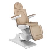 Fotel kosmetyczny elektryczny Azzurro 870 3 silniki Cappuccino
