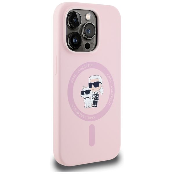 Etui Karl Lagerfeld do iPhone 14 Pro Max, Różowy, MagSafe zdjęcie 4