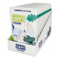 KARMA ANIMAL ISLAND BIAŁA RYBA 12X85G DLA KOTA