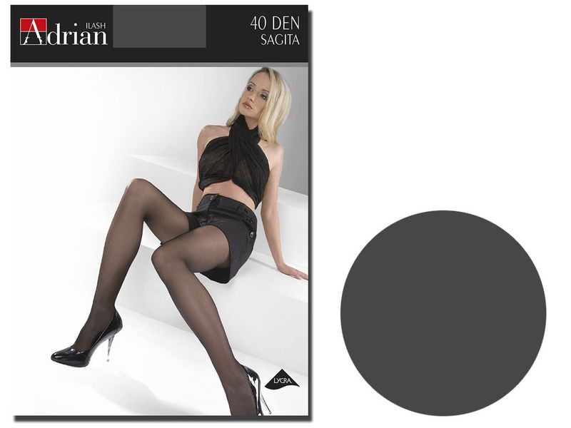 Rajstopy 40 den Adrian Sagitta gładkie Fumo 4 zdjęcie 1