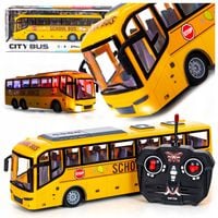 AUTOBUS SZKOLNY zdalnie STEROWANY DUŻY samochód dla dzieci AUTO Z PILOTEM
