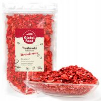 TRUSKAWKI LIOFILIZOWANE 100g (PŁATKI GRYS) NATURALNE BEZ CUKRU