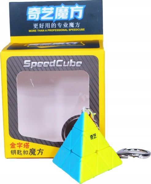 ORYGINALNA KOSTKA RUBIKA BRELOK QiYi Pyraminx 30mm zdjęcie 4