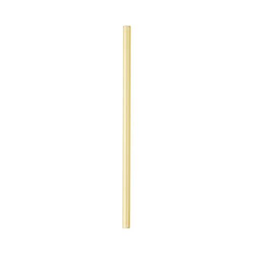 Prosta szklana słomka 20 cm - żółta zdjęcie 1