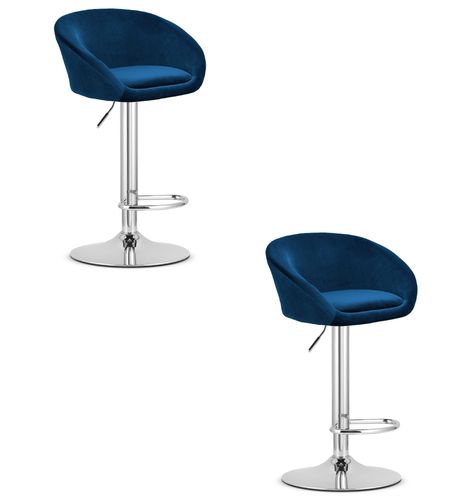 Hoker EAST - aksamit granatowy / baza chrom x 2 na Arena.pl