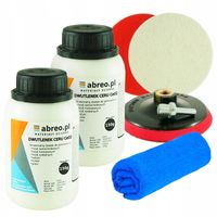 ZESTAW DO POLEROWANIA SZYB SZKLA DO USUWANIA RYS TLENEK CERU 300g + FILC