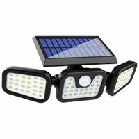 LAMPA LED SOLARNA Z CZUJNIKIEM OGRODOWA ZEWNĘTRZNA