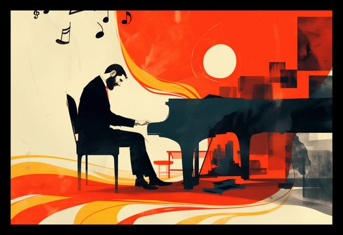 Plakat 30x20cm Pianista na Arena.pl