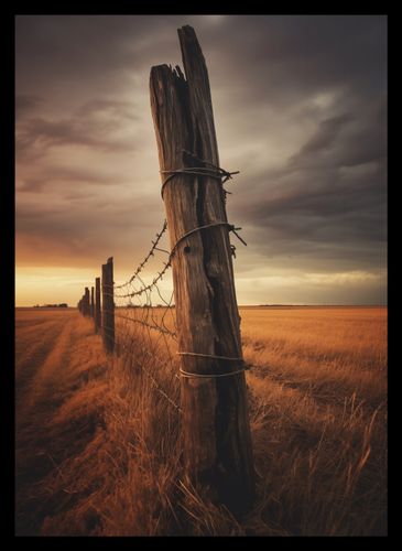 Plakat 25x35cm Zachód na Pograniczu na Arena.pl