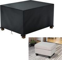 Nomiou pokrowiec wodoodporny prostokąt  87 x 61 x 43 cm Czarny