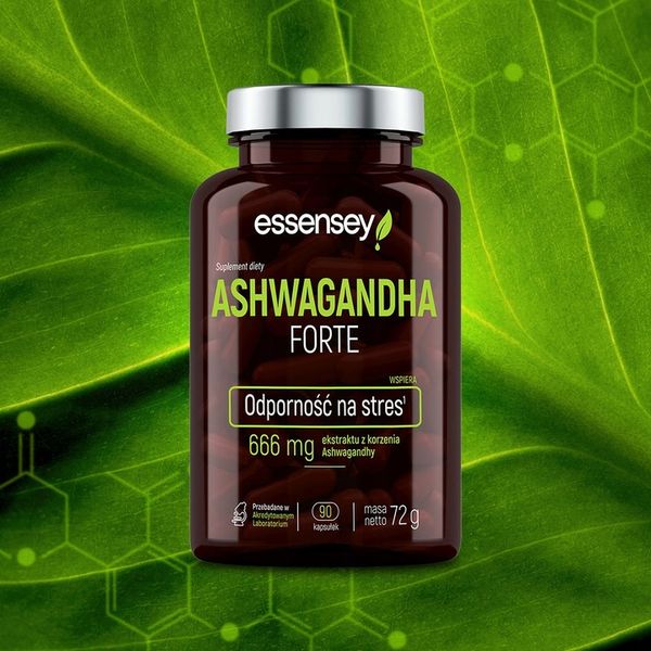 ASHWAGANDHA FORTE 666mg Mocny Ekstrakt Stres Sen Relaks Ashwaganda Korzeń zdjęcie 6