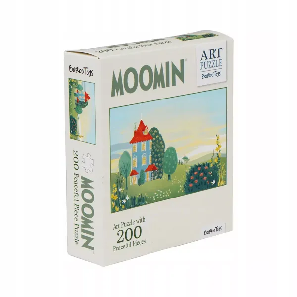 Puzzle artystyczne muminki zielone 200el zdjęcie 1