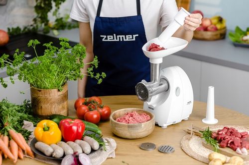 Maszynka do mielenia mięsa Zelmer ZMM4080B 1900 W biała na Arena.pl