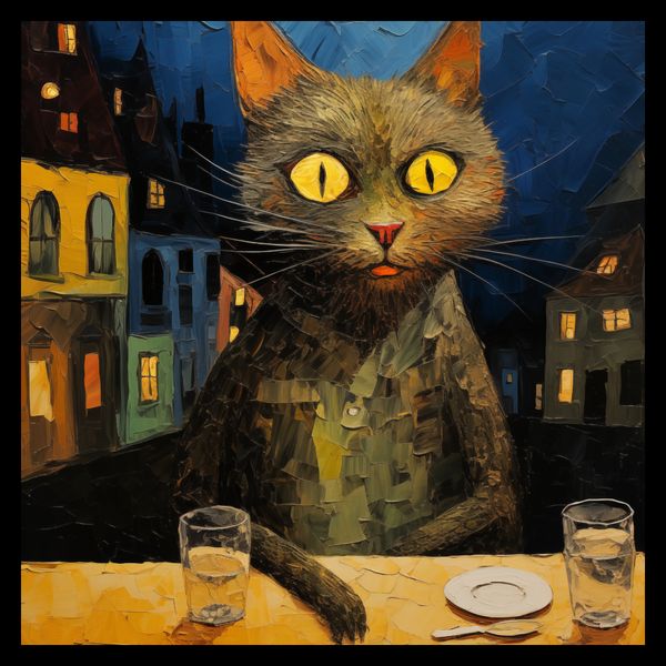 Plakat 30x30cm Nocny Obserwator zdjęcie 2
