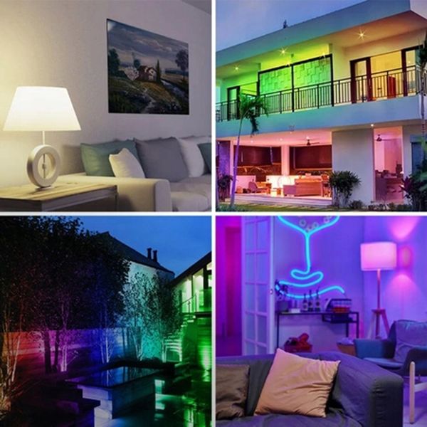 Żarówka LED E27 A60 9W = 60W RGB TUYA Ściemnialna Inteligentna WiFi zdjęcie 9