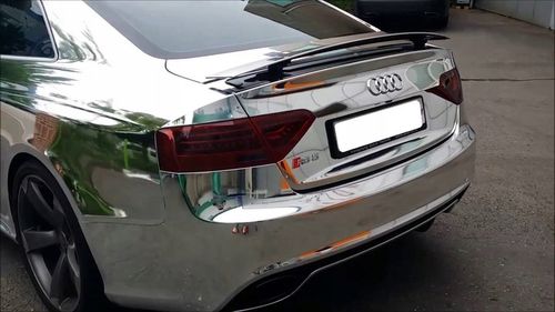 FOLIA OKLEINA LUSTRZANA CHROM SREBRNA 152cmx50cm na Arena.pl