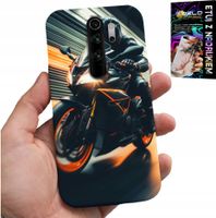 ETUI DO XIAOMI REDMI 9 - MOTOCYKLISTA MOTOR FAN MOTOCYKL + SZKŁO