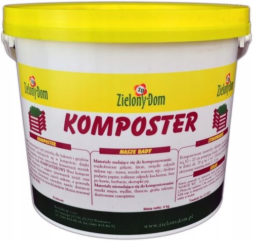 ZIELONY DOM Komposter 4kg na Arena.pl