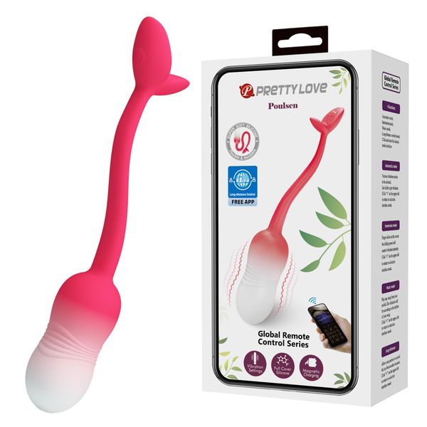 Pretty Love Poulsen App-Controlled Egg Vibrator 01 zdjęcie 1