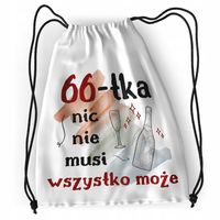 Plecak Urodziny 66 66Te Sportowy Szkolny Worek Z Nadrukiem Ze Zdjęciem