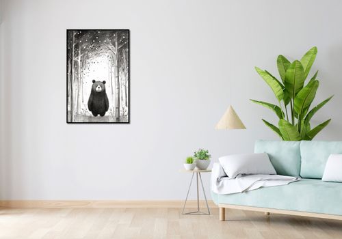 Plakat 61x91,5cm Ciekawski Miś na Arena.pl