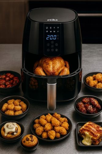 FRYTKOWNICA BEZTŁUSZCZOWA AIR FRYER FRYTOWNICA DUŻA 4L MISA na Arena.pl