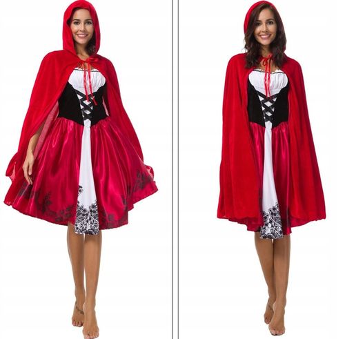 STRÓJ CZERWONY KAPTUREK KAPTURKA DLA DOROSŁYCH M na Arena.pl