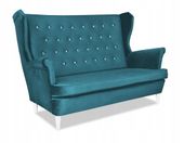 Sofa kanapa uszak Diana skandynawska nie rozkładana Family Meble turkusowa