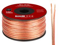 Przewód głośnikowy 2x0,35mm przezroczysty