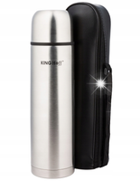 Termos stalowy z pokrowcem 1,0L KINGHOFF KH-4054
