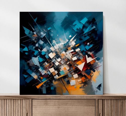 Obraz na płótnie abstrakcja 80x80 cm na Arena.pl