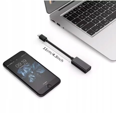 ADAPTER KABEL PRZEWÓD MINI DisplayPort DO HDMI 4K UHD THUNDERBOLT 2 ZENWIRE zdjęcie 7