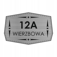 TABLICZKA TABLICA GRAWEROWANA ADRESOWA laminat grawerski numer domu ulica