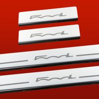 Listwa progowa FIAT 500L  500L HALF Stal nierdzewna 304 połysk 4szt