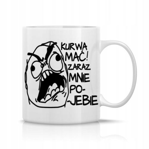 KUBEK PREZENT URODZINY DO PRACY ZABAWNE ŚMIESZNE DO KAWY BEZ CENZURY 330ml na Arena.pl