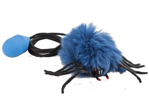 Skacząca tarantula pająk z pompką na Arena.pl